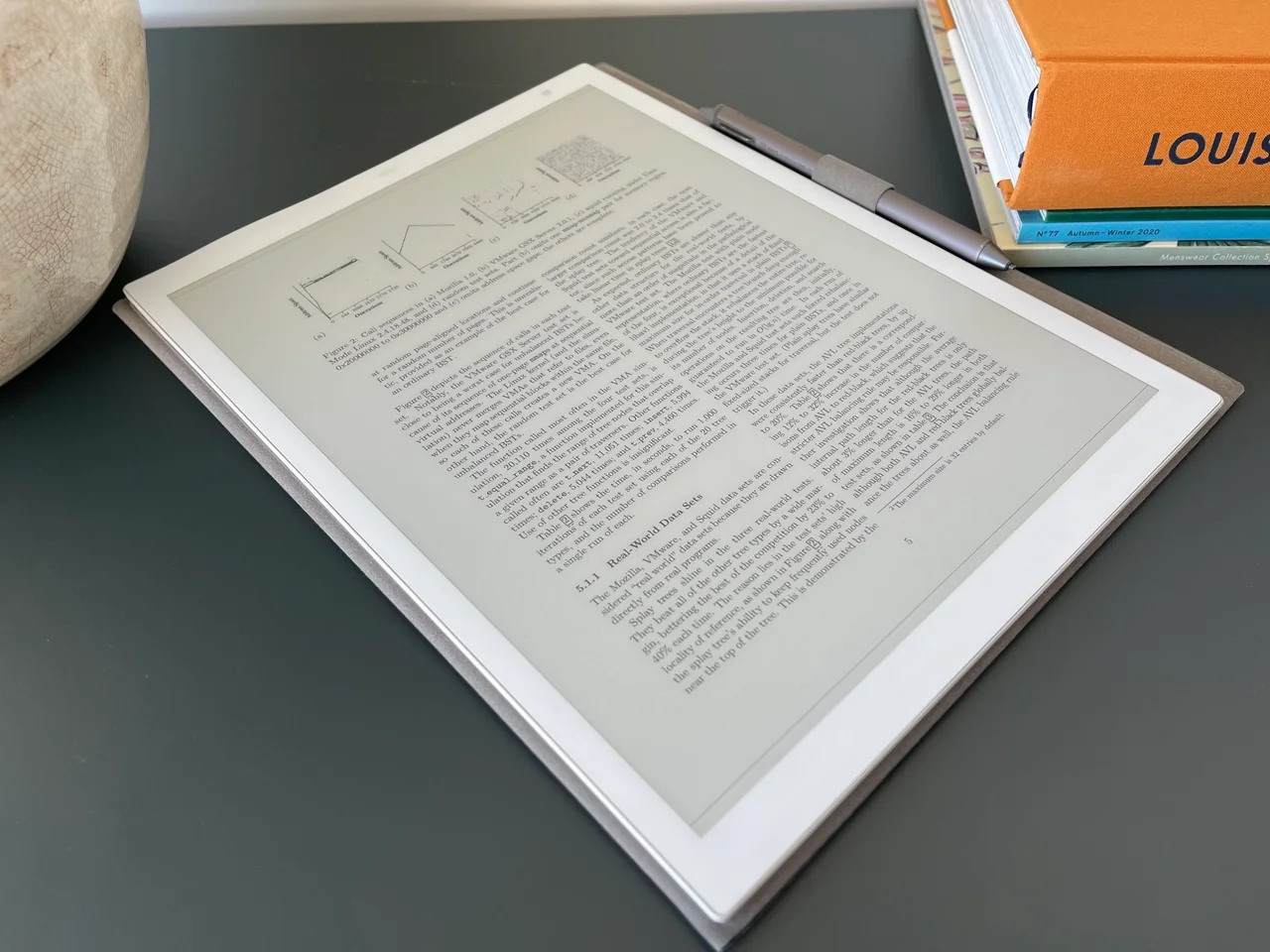 DPT-RP1 rendering a PDF document.